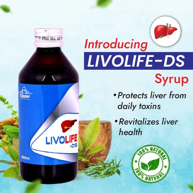 LIVO LIFE-DS SYRUP 200ml, Helps to maintain digestive health and prevent gas, (Pack of 1)