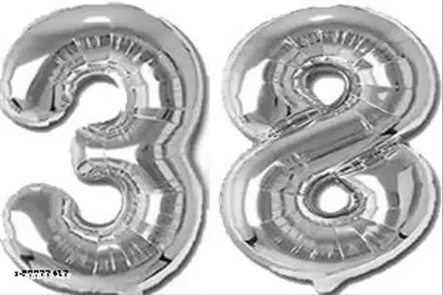 Number Foil Balloon, Assorted, Pack of 1