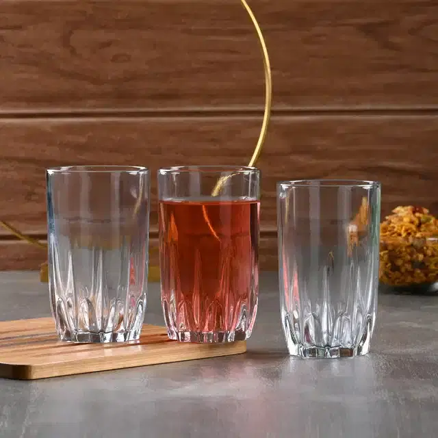 Liquor cum Cocktail Glasses, Transparent, 250 ml, Pack of 3