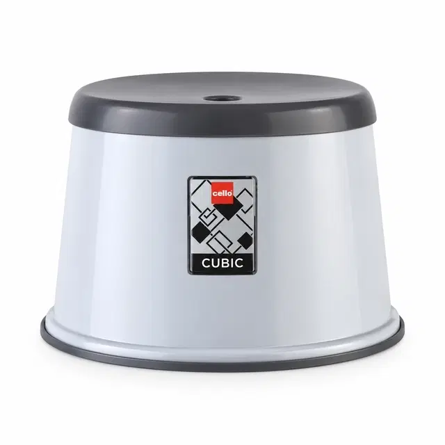 Cello Cubic Stool, Assorted | Anti-Skid & Sturdy | Lightweight & Easy To Clean