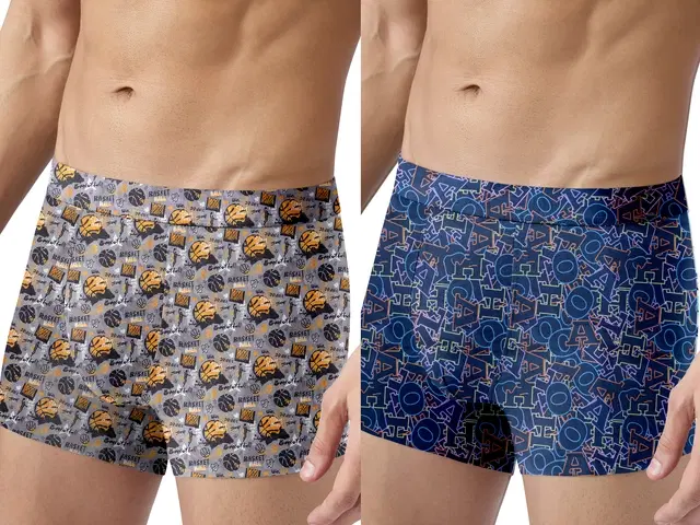Micro Modal Printed Trunk for Men, Pack of 2 (Multicolor, S)