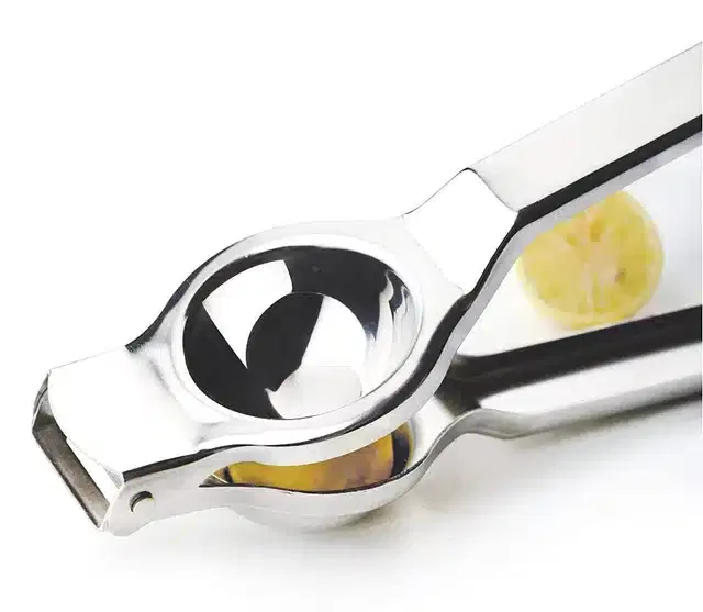 Steel Lemon Squeezer with Bottle Opener, Multicolor