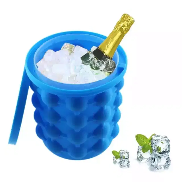 Plastic Ice Cube Maker Used For Making Ice At Home And Anywhere Easily, Pack of 1, PI-001