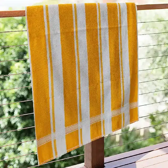 Polyblend Durable Bath Towels, Multicolor, 27x54 Inches