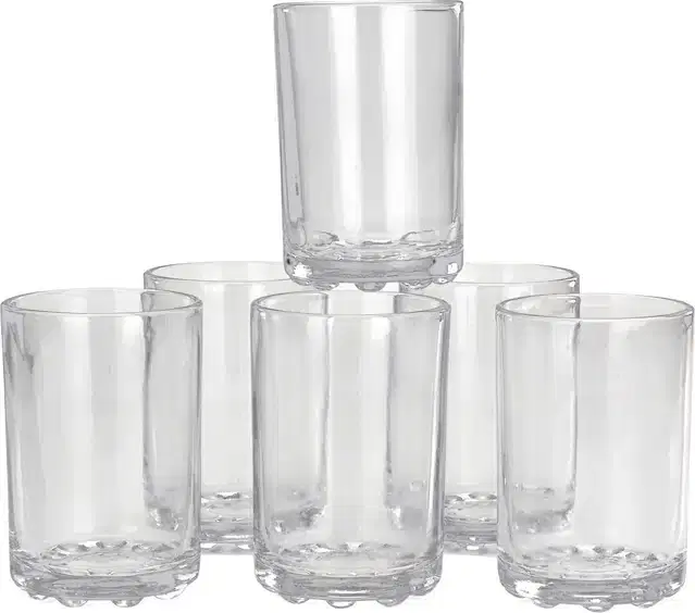 Liquor cum Cocktail Glasses, Transparent, 150 ml, Pack of 6