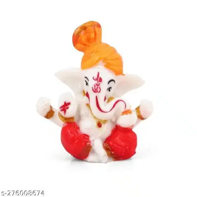 God Ganeshji Car Dashboard Idol, Multicolor