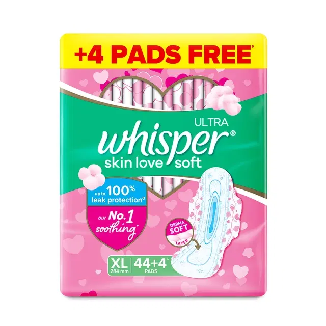 Whisper Ultra Soft Wings Pads XL (48 Units)