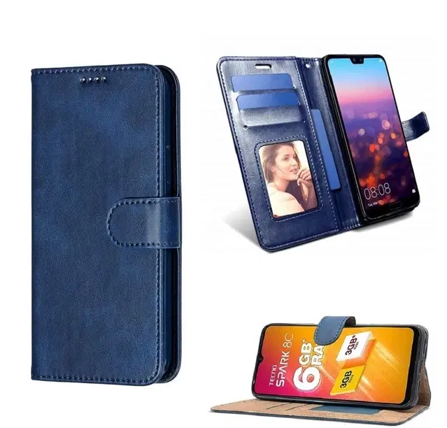 Flip Mobile Cover for Oppo A58 - 4G 2022, Multicolor