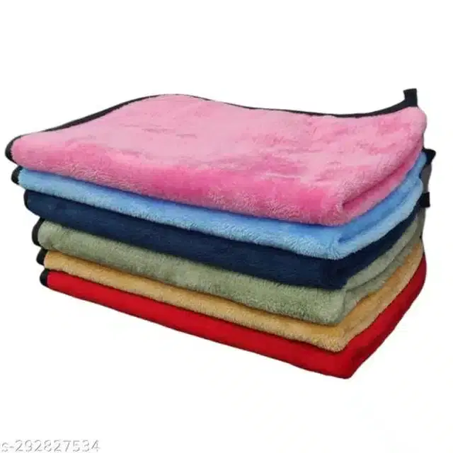 Microfibre Kitchen Napkins, Multicolor, 25x40 cm, Pack of 6