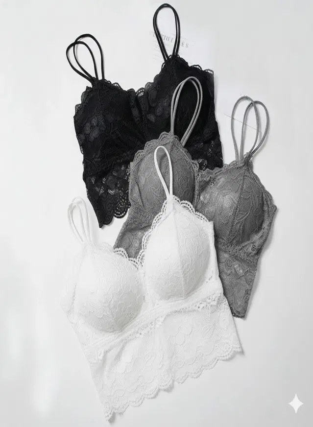 Cotton Solid Padded Bras for Women, Multicolour, Pack of 3 (28)