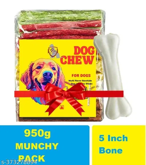 Multiflavor Munchy Stick with Bone For Dog ,950g , (Pack Of 1)