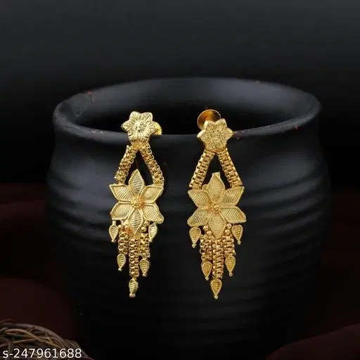 Gold Plated Earring/Stud For Women'S/Girls