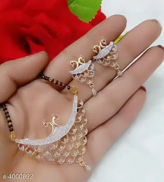 Gold Plated Alloy Mangalsutras for Women