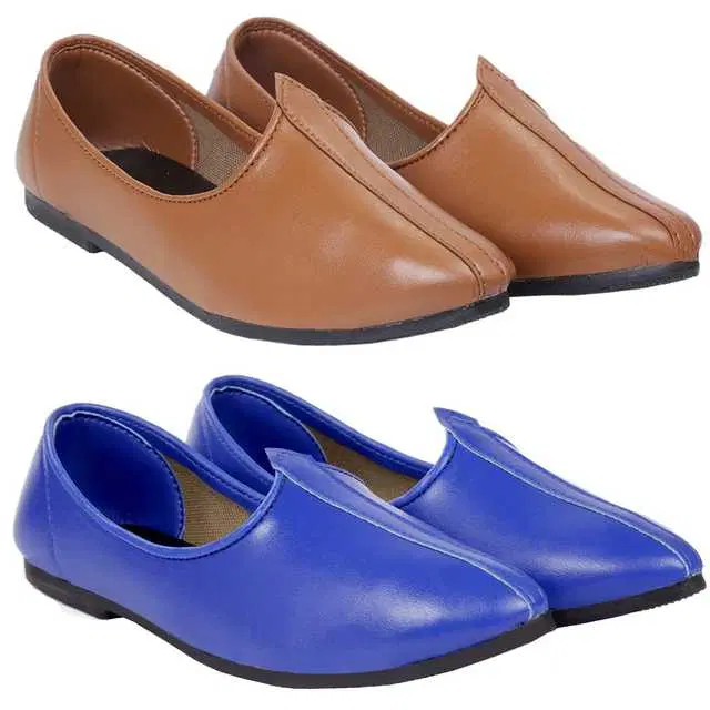 Vitoria Trendy Jutti Combo For Men And Boys, Pack Of 2 (Multicolor, 5) (V-182)