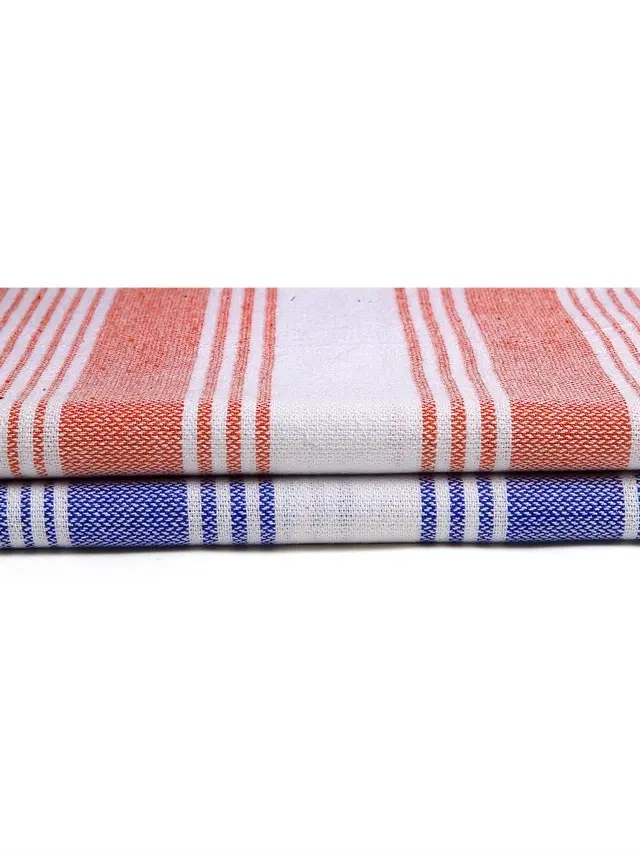 Cotton High Absorbent Bath Towels, Multicolor, Pack of 2