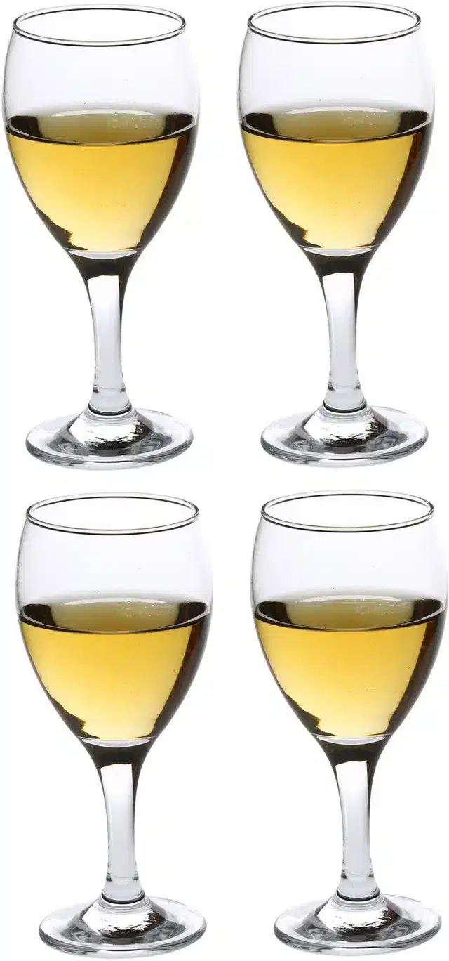 Liquor cum Cocktail Glasses, Transparent, 250 ml, Pack of 4