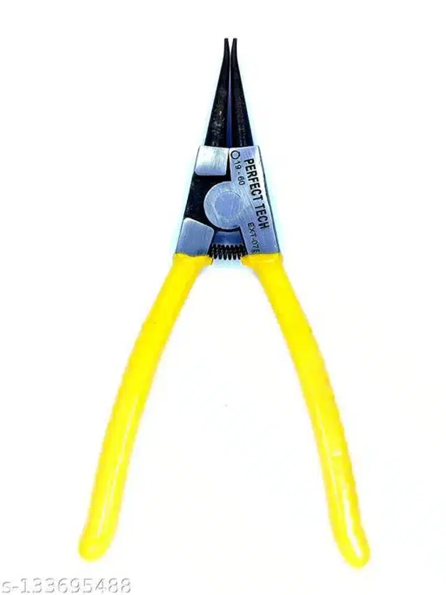 Circlip Plier, Yellow, 7 inches