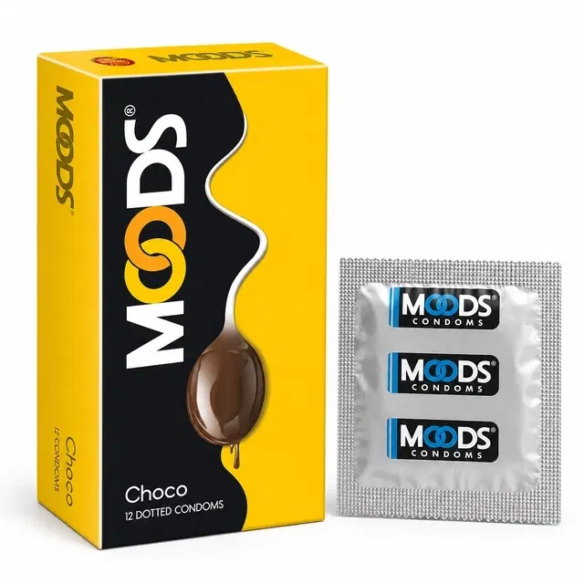 Moods Panche Chocolate Condom, 12 Sheets