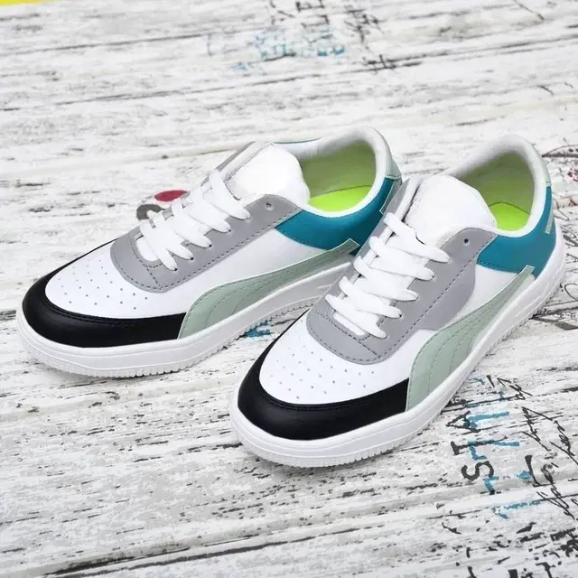 Casual Shoes for Men, White & Blue (10)