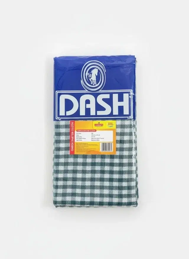 Dash check cleaning cloth, kitchen duster, pack of 3