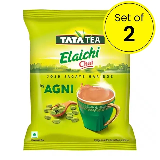 Tata Tea Agni Elaichi 2X250 g (Pack of 2)