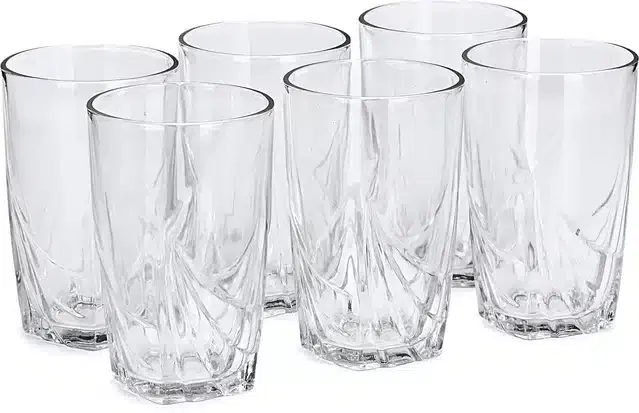 Liquor cum Cocktail Glasses, Transparent, 150 ml, Pack of 6