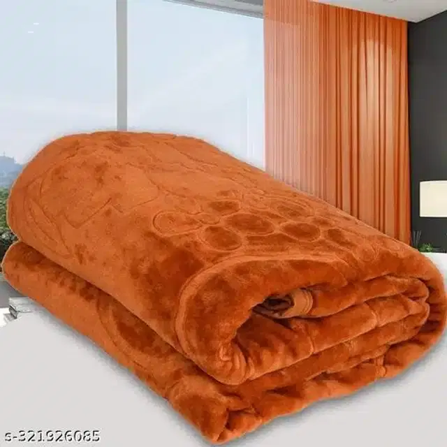 Microfiber Double Bed Blanket, Multicolor