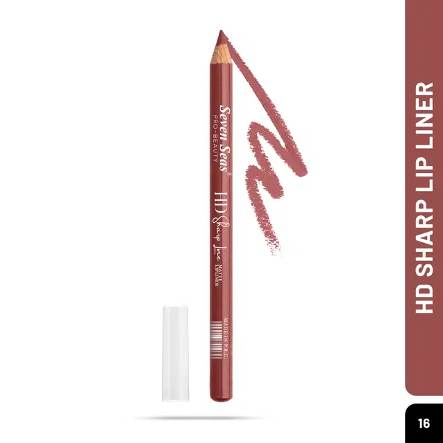 Seven Seas HD Sharp Line Lip Liner, Nutty (Free Size)