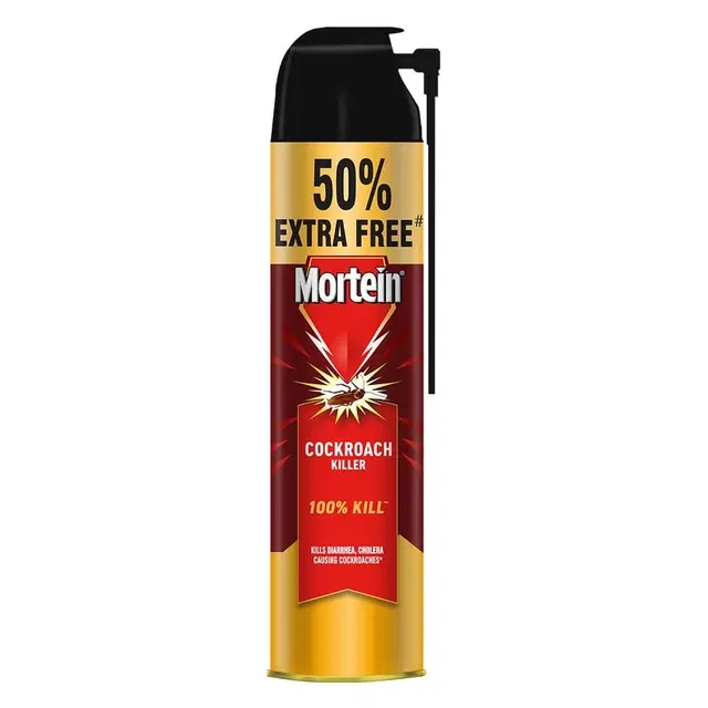 Mortein Fresh Fragrance Cockroach Killer Spray Crawling Insect Killer With Deep-Reach Nozzle 625 ml