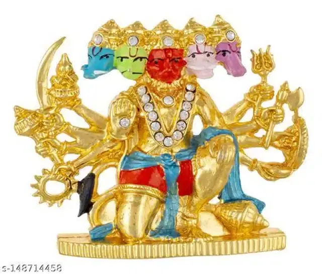 God Hanumanji Idol, Multicolor