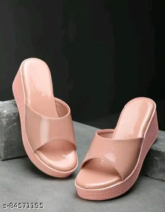 Heels for Women (Peach, 6)