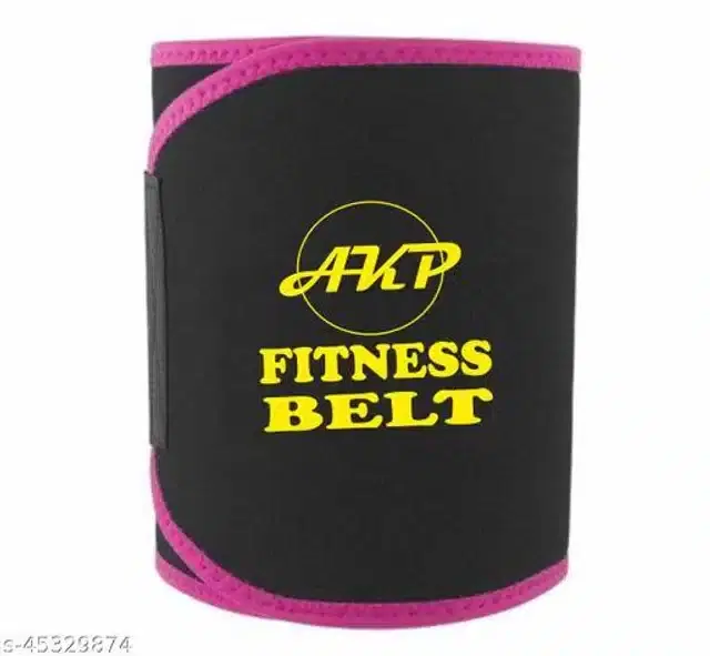Sweat Belt for Unisex, Black & Pink, Free Size