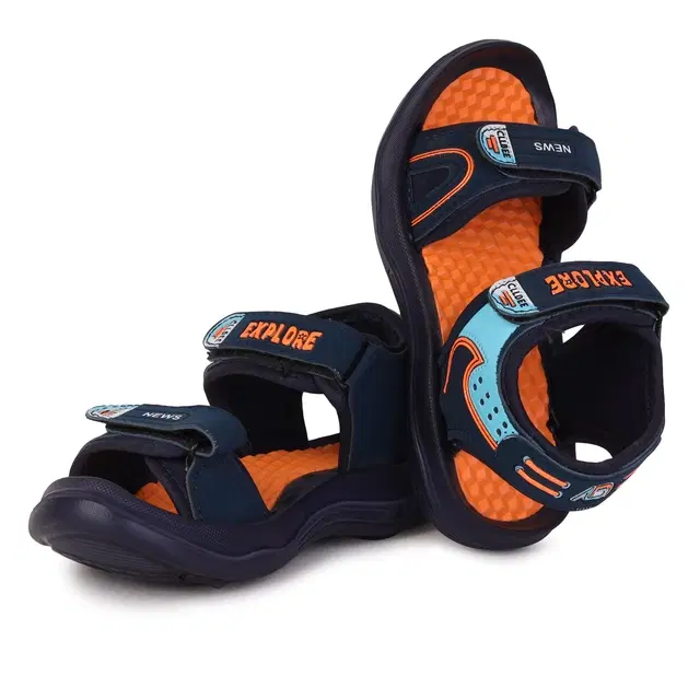 Sandals for Boys (Orange, 1C)