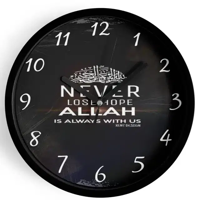 Analog Wall Clock, Multicolor, 7 inches