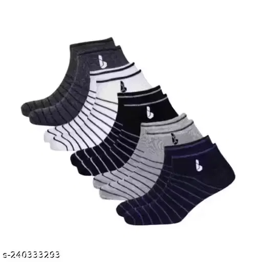 Cotton Blend Printed Shocks for Men, Multicolor, Pack of 5