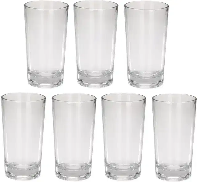 Liquor cum Cocktail Glasses, Transparent, 250 ml, Pack of 7