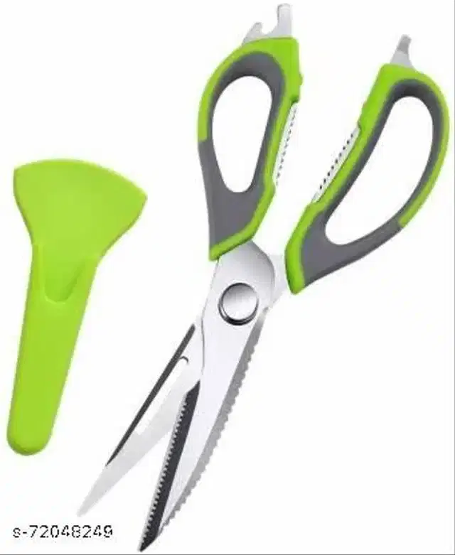 Stainless Steel Kitchen Scissor, Green