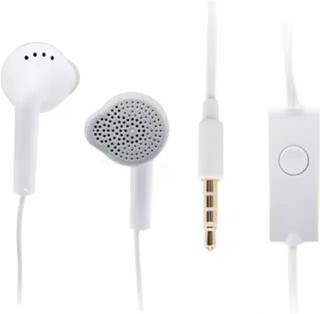 In-Ear 3.5 mm Wired Earphone with Mic, White