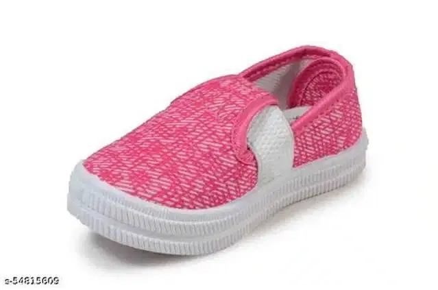 Sneakers for Kids (Pink & White, 2-2.5 Years)