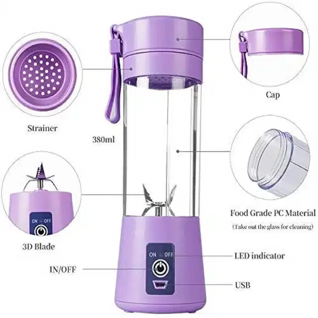 Electric Fruits Juicer, Purple