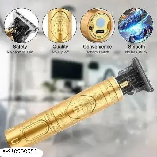 T9 Rechargeable Hair Trimmer for Men, Gold