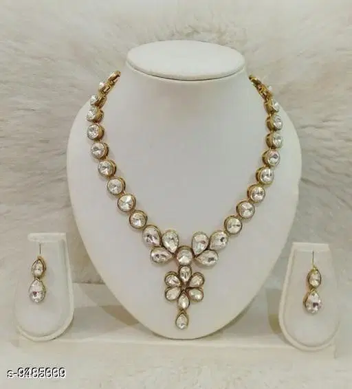 Attractive Alloy Women " Jewellery Set, White