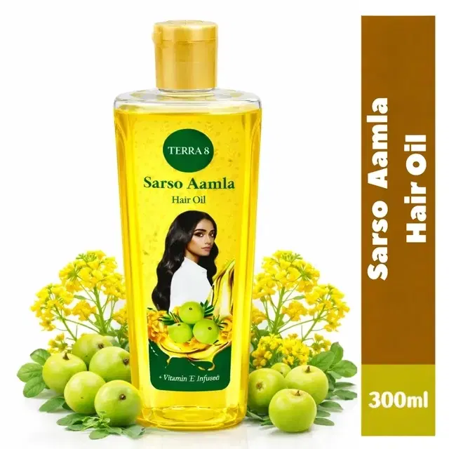 Terra 8 Sarso Amla Hair Oil 250ml (Bottle)