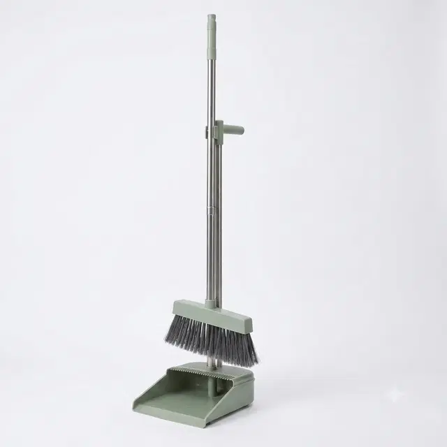 Long Handle Dustpan & Brush Set Assorted ANY 1  Colour