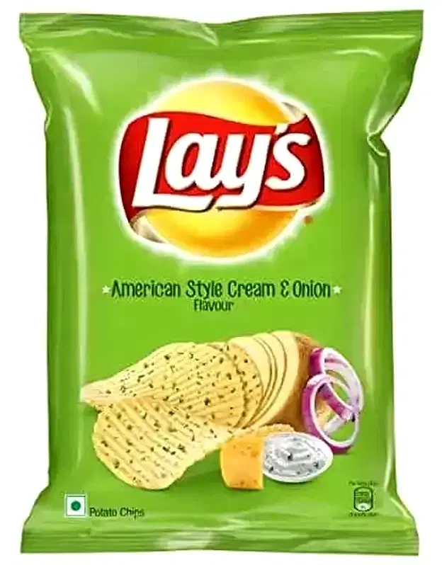 Lays Americann Style Cream & Onion Flavour Chips 73.3 g