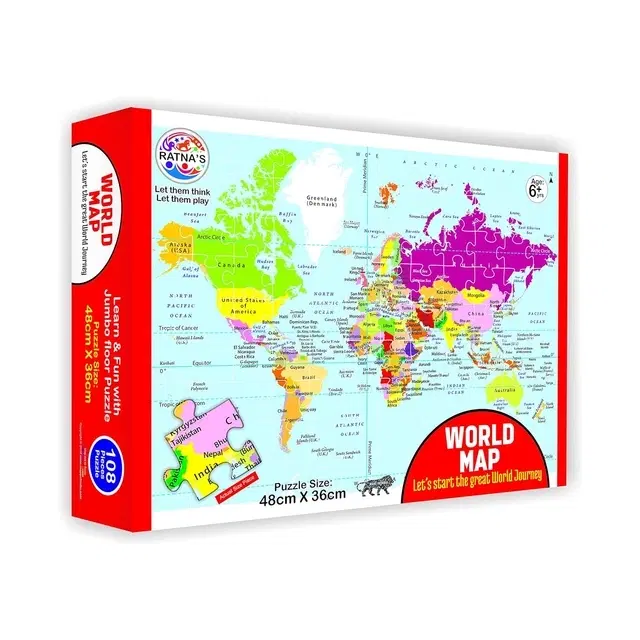 Ratna's World Map Jigsaw