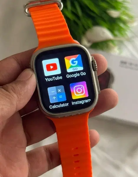 Silicone Strap S8 Ultra Smart Watch, Orange