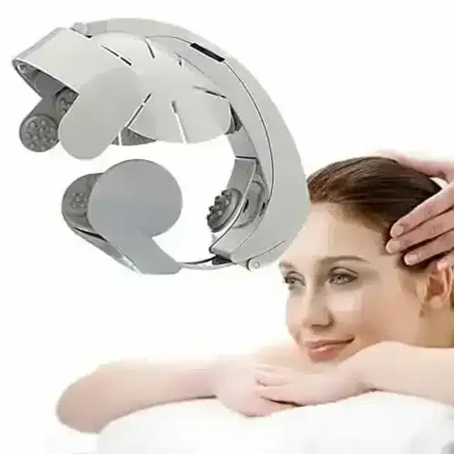 K Kudos Head Massage & Relax Brain Acupuncture Points Stress Release Easy-Brain Massager Machine