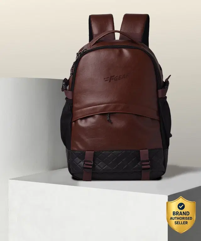 F Gear Medium 27 L Laptop Backpack Sedna (Brown)