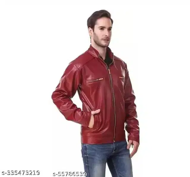 Full Sleeves Jacket for Men (Brown, S)
